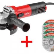 Одноручная углошлифмашина WORTEX AG 1208-1 в кор. + АКЦИЯ! (4 отр. круга по мет. ВОЛАТ в подарок!) (AG1208100019A4) Одноручная углошлифмашина WORTEX AG 1208-1 в кор. + АКЦИЯ! (4 отр. круга по мет. ВОЛАТ в подарок!) (AG1208100019A4)