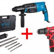 Перфоратор BULL BH 2802 в чем. + АКЦИЯ! (WORTEX BD 1213 Li в ПОДАРОК!) (0329082A1) Перфоратор BULL BH 2802 в чем. + АКЦИЯ! (WORTEX BD 1213 Li в ПОДАРОК!) (0329082A1)