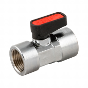 Кран муфтовый Aignep 0630000002, с внутренней резьбой G1/4"→G1/4" Кран муфтовый Aignep 0630000002, с внутренней резьбой G1/4"→G1/4"