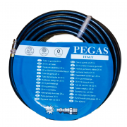 Шланг прямой с фитингами Pegas 6/12, 10 м, резиновый Шланг прямой с фитингами Pegas 6/12, 10 м, резиновый