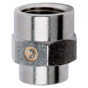 Фитинг резьбовой прямой с внутр. на внутр. G1/8"→G1/4" Camozzi 2553 1/8-1/4 Фитинг резьбовой прямой с внутр. на внутр. G1/8"→G1/4" Camozzi 2553 1/8-1/4