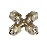 Фитинг крестообразный с накидными гайками Camozzi 1600 8/6 Фитинг крестообразный с накидными гайками Camozzi 1600 8/6