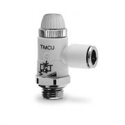 Дроссель с обр. клап. под Ø4 с наружн. G1/8" (Plastic+NiLa) Camozzi TMCU 972-1/8-4 Дроссель с обр. клап. под Ø4 с наружн. G1/8" (Plastic+NiLa) Camozzi TMCU 972-1/8-4