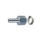 Переходник 1/4"F - елочка 8 мм (обжимное кольцо 8х13 мм) блистер Fubag 180251 B Переходник 1/4"F - елочка 8 мм (обжимное кольцо 8х13 мм) блистер Fubag 180251 B