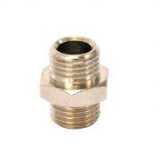 Переходник с двусторонней наружной резьбой 1/4" GVFX6071 Переходник с двусторонней наружной резьбой 1/4" GVFX6071