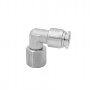 Фитинг цанговый L-образный под Ø8 с внутр. G1/4" (Steel) Camozzi X6563 8-1/4 SS316 Фитинг угловой Фитинг цанговый L-образный под Ø8 с внутр. G1/4" (Steel) Camozzi X6563 8-1/4 SS316 Фитинг угловой