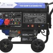 Инверторный бензиновый сварочный генератор TSS GGW 5.0/200ED-R3 Инверторный бензиновый сварочный генератор TSS GGW 5.0/200ED-R3