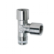 Цанговый тройник с кольцом PTFE Camozzi S2070 1/4-1/4 Цанговый тройник с кольцом PTFE Camozzi S2070 1/4-1/4