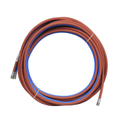 Двойной шланг Walmec для краскопультов SP из резины SBR/EPDM Двойной шланг Walmec для краскопультов SP из резины SBR/EPDM