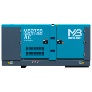 Винтовой дизельный компрессор Master Blast MB-275В-7+АС с осушителем, на раме Винтовой дизельный компрессор Master Blast MB-275В-7+АС с осушителем, на раме