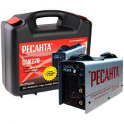 Сварочный аппарат инверторный САИ 220 в кейсе Ресанта Сварочный аппарат инверторный САИ 220 в кейсе Ресанта