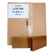 Каркасная скоба L/25 BR, 10.7х25 мм / 19200шт // Eurokrep Каркасная скоба L/25 BR, 10.7х25 мм / 19200шт // Eurokrep