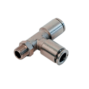 Фитинг‑тройник латунный NBPT NPDT 04‑M5*0.8 (нар. резьба M5*0.8)