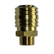 15A1U 1/4 Фитинг Муфта евро ‑ Наружная резьба 1/4, Fratelli Ghiotto