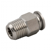 Фитинг‑адаптер Aignep под трубку Ø4, нар. конич. резьба R1/8" (5шт)