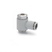 Дроссель без обр. клап. под Ø8 с наружн. G1/4" (Cu/NiLa) Camozzi PSCO 606‑1/4‑8