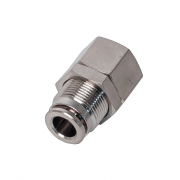 Фитинг стендовый прямой NBPT NPMFT 04‑M10*1 (внутр. резьба M10*1)