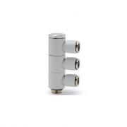 Фитинг‑разветвитель трёхуровневый Camozzi 7612 03‑8‑1/4