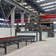 Автоматическая дробеструйная линия HRS‑BCA1500 (очистки, грунтования, сушки)