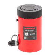 Домкрат гидравлический, однополостной, с фиксирующей гайкой 50 т, ход 100 мм [HRH‑CY0200011]