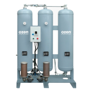 Адсорбционный осушитель OZEN ODD+CT‑0,8 холодной регенерации, встроенная угольная колонна, 40 бар