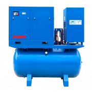 Винтовой компрессор KraftMachine КМ11‑8рВ‑500/О (8бар, 11кВт, 500л, осушитель, IP23)