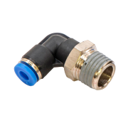 Фитинг L‑образный HIMPT PL 4‑02 (нар. резьба R1/4")
