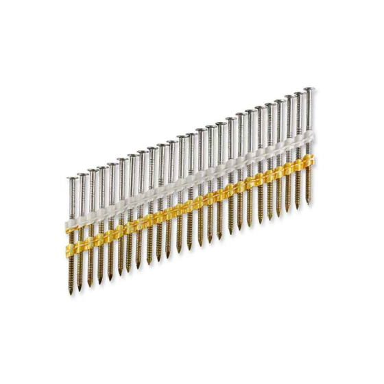 Гвоздь реечный 21 градус 2.8/50 ершеный светлый (R) (BRT) / 6000шт