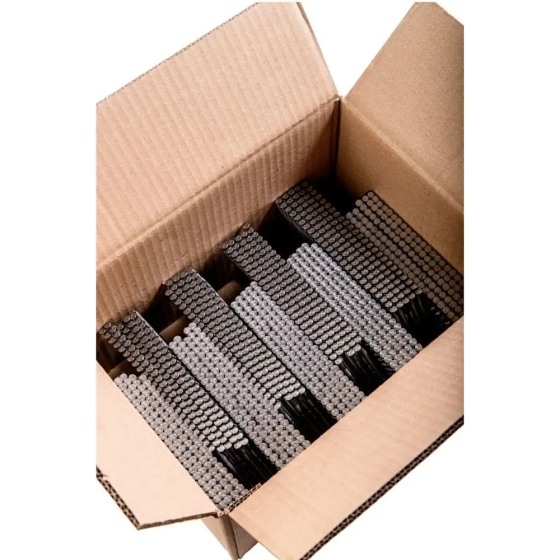 Реечные гвозди 21 градус 2.8х80 мм гладкие / 2000шт // For-Est