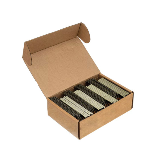 Реечные гвозди 21 градус 3.8x110 мм гладкие / 1000шт // For-Est