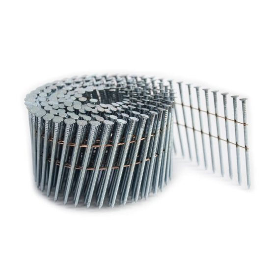 Гвозди барабанные CNW 25/60 RI CNK ершеные оцинкованные / 7200шт // For-Est
