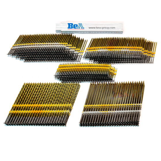 Реечные гвозди R20 4.6X160 BK / 500 шт // BeA 