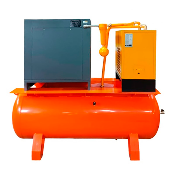 Компрессор винтовой Атом А4Е-270 (10 бар, 400 л/мин, 4 кВт, 270л, IP23)