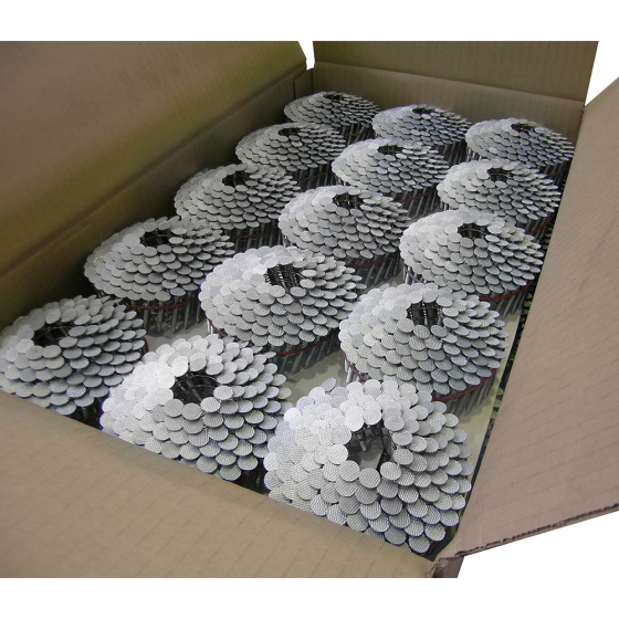 Кровельные гвозди CRN 31/45 RI CNK ершеные оцинкованные / 5400шт // For-Est