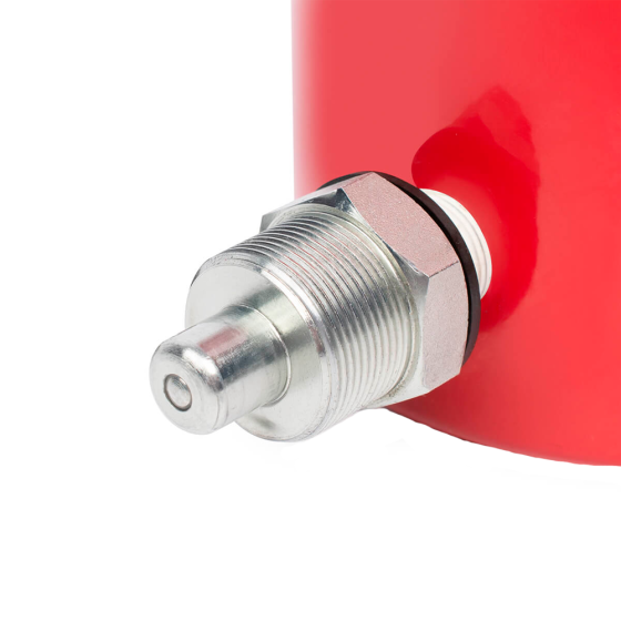 Домкрат гидравлический, однополостной, с фиксирующей гайкой 10 т, ход 100 мм [HRH-CY0200002]