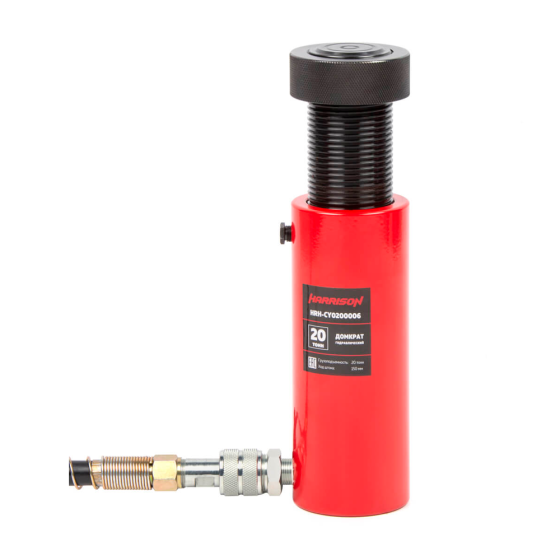 Домкрат гидравлический, однополостной, с фиксирующей гайкой 20 т, ход 150 мм [HRH-CY0200006]