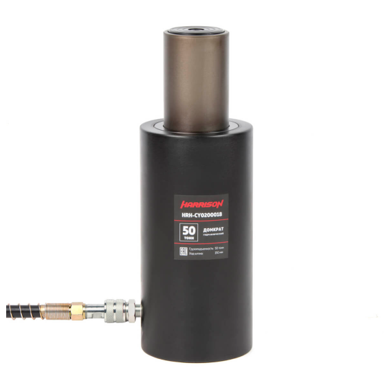 Домкрат гидравлический, однополостной, алюминиевый 50 т, ход 150 мм [HRH-CY0200018]