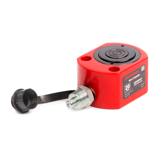 Домкрат гидравлический, телескопический, однополостной 20 т, ход 27 мм [HRH-CY0202021]