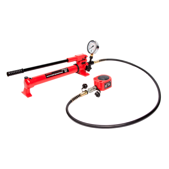 Домкрат гидравлический, телескопический, однополостной 30 т, ход 54 мм [HRH-CY0203050]