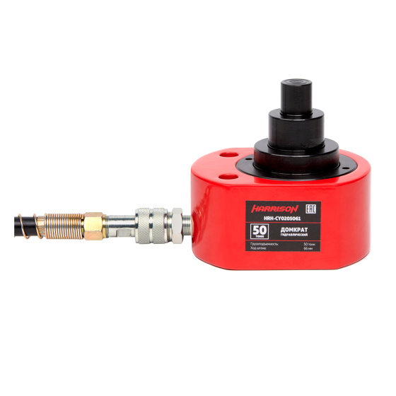 Домкрат гидравлический, телескопический, однополостной 50 т, ход 66 мм [HRH-CY0205061]