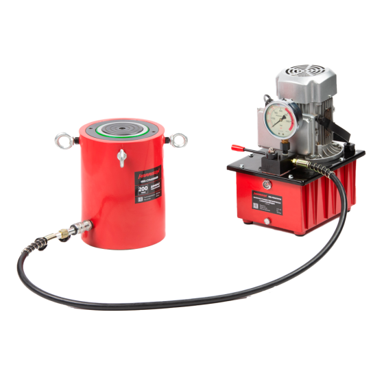 Домкрат гидравлический, однополостной 200 т, ход 150 мм [HRH-CY04200150]