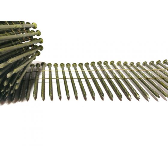 Гвозди барабанные CNW BDC 2,5x65 BK SCHRAUB винтовые / 7200шт // BeARUS