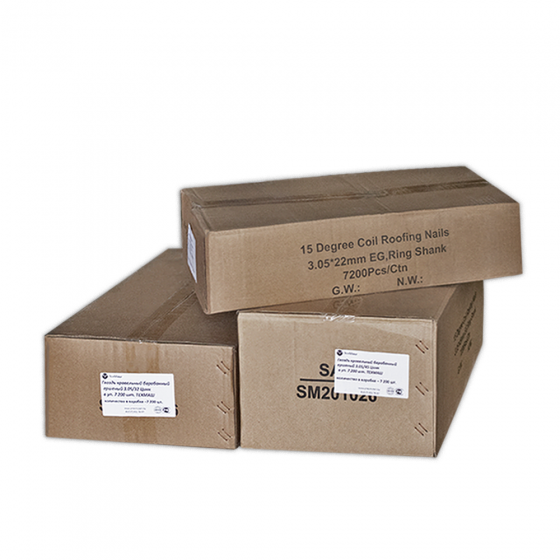 Кровельные гвозди CRN 3.05/38 ершеные оцинкованные / 7200шт // M-MECH