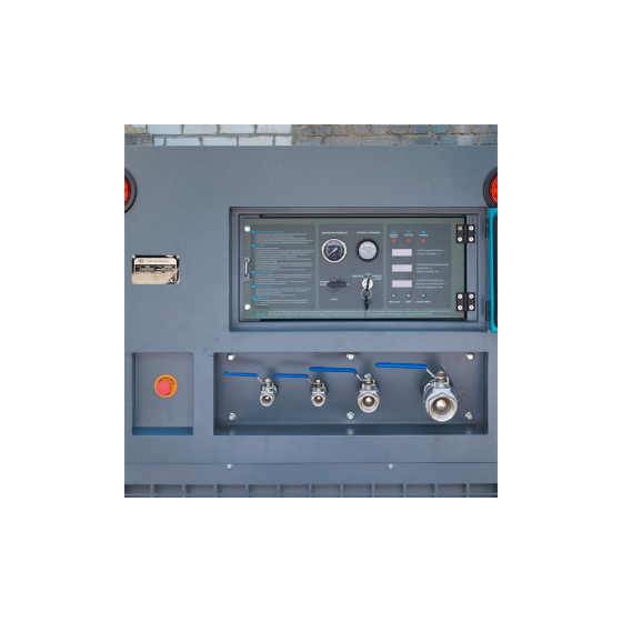 Винтовой дизельный компрессор Master Blast MB-1070D-25 на шасси