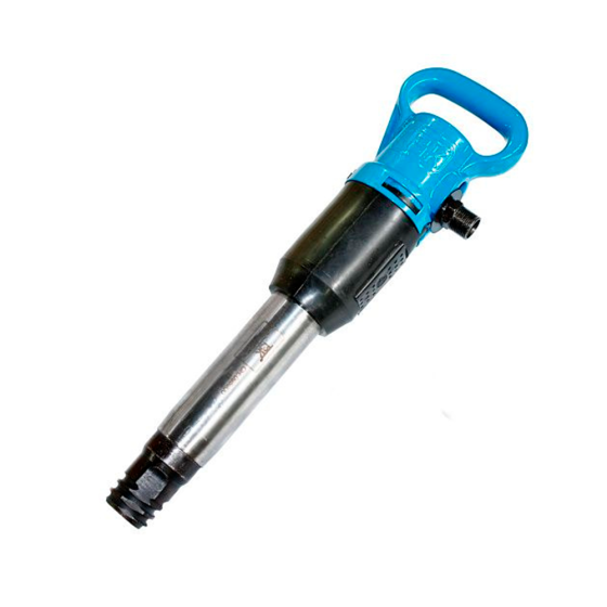 Пневматический отбойный молоток МОП-4МПР (ТЗК) модернизированный с пластиковым ВРМ и пластиковой рукояткой