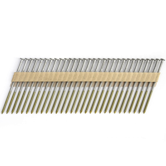 Реечные гвозди 21 градус RKP 3.1х70 мм ершеные / 2400шт // For-Est