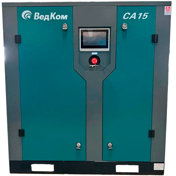 Винтовой компрессор CA15-16 (16 бар, 15 кВт, IP 23) ВедКом