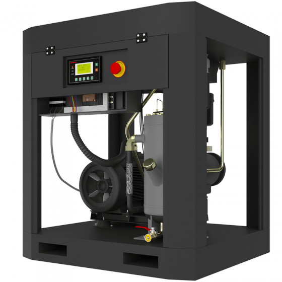 Винтовой компрессор с ременным приводом Harrison HRS-941500 - 8 бар (IP23)