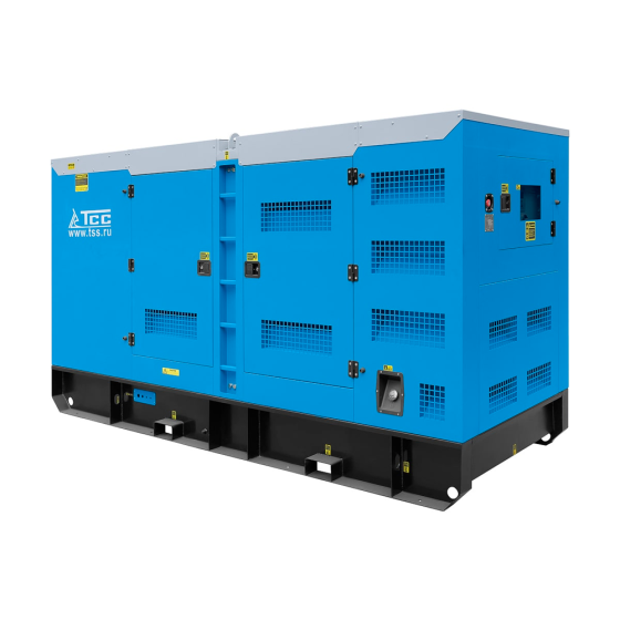 Дизельный генератор ТСС АД-300С-Т400 в шумозащитном кожухе