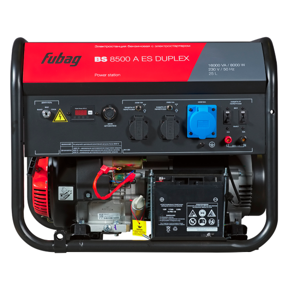 Бензиновая электростанция FUBAG BS 8500 A ES DUPLEX 